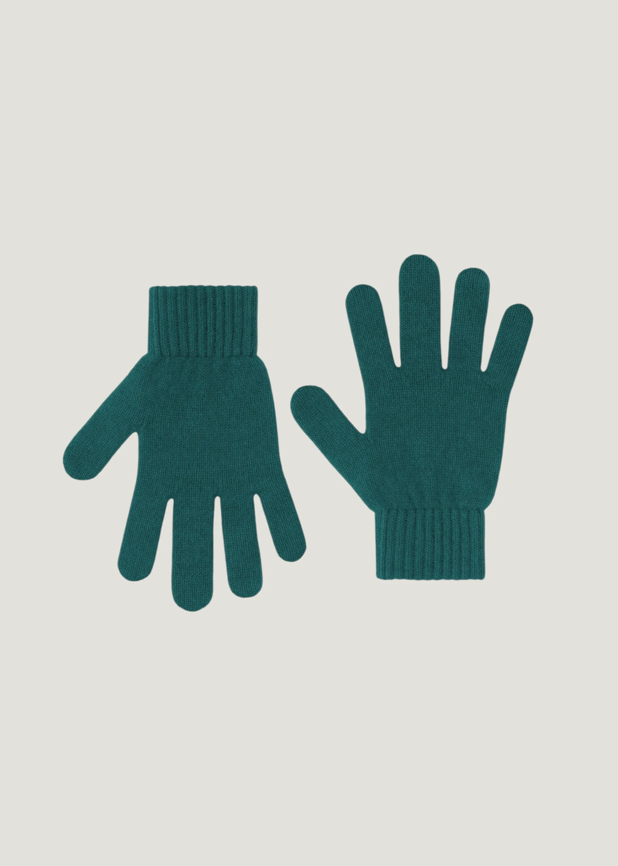 Gants en laine mérinos recyclée | vert "merino wool gloves - ocean green", Colorful Standard, photo 1