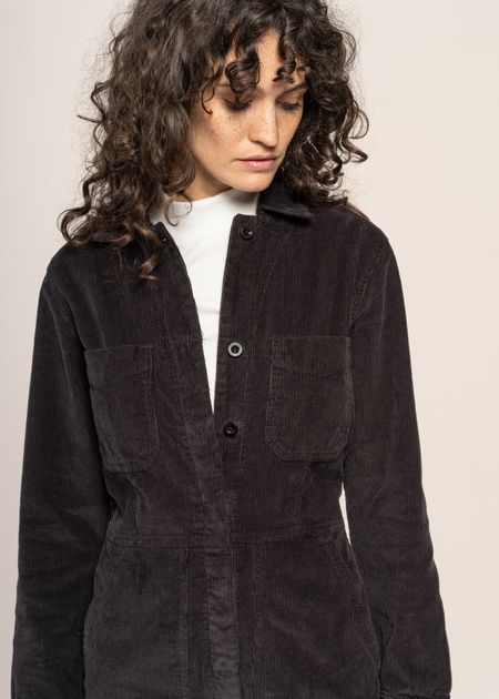 Cord-Overall aus Bio-Baumwolle | Schwarz "overall docksta corduroy black", Dedicated, Foto 2