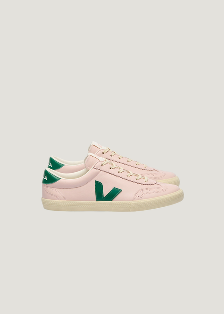 Baskets en cuir | rose "Volley - petale_golf_calcaire" - Veja