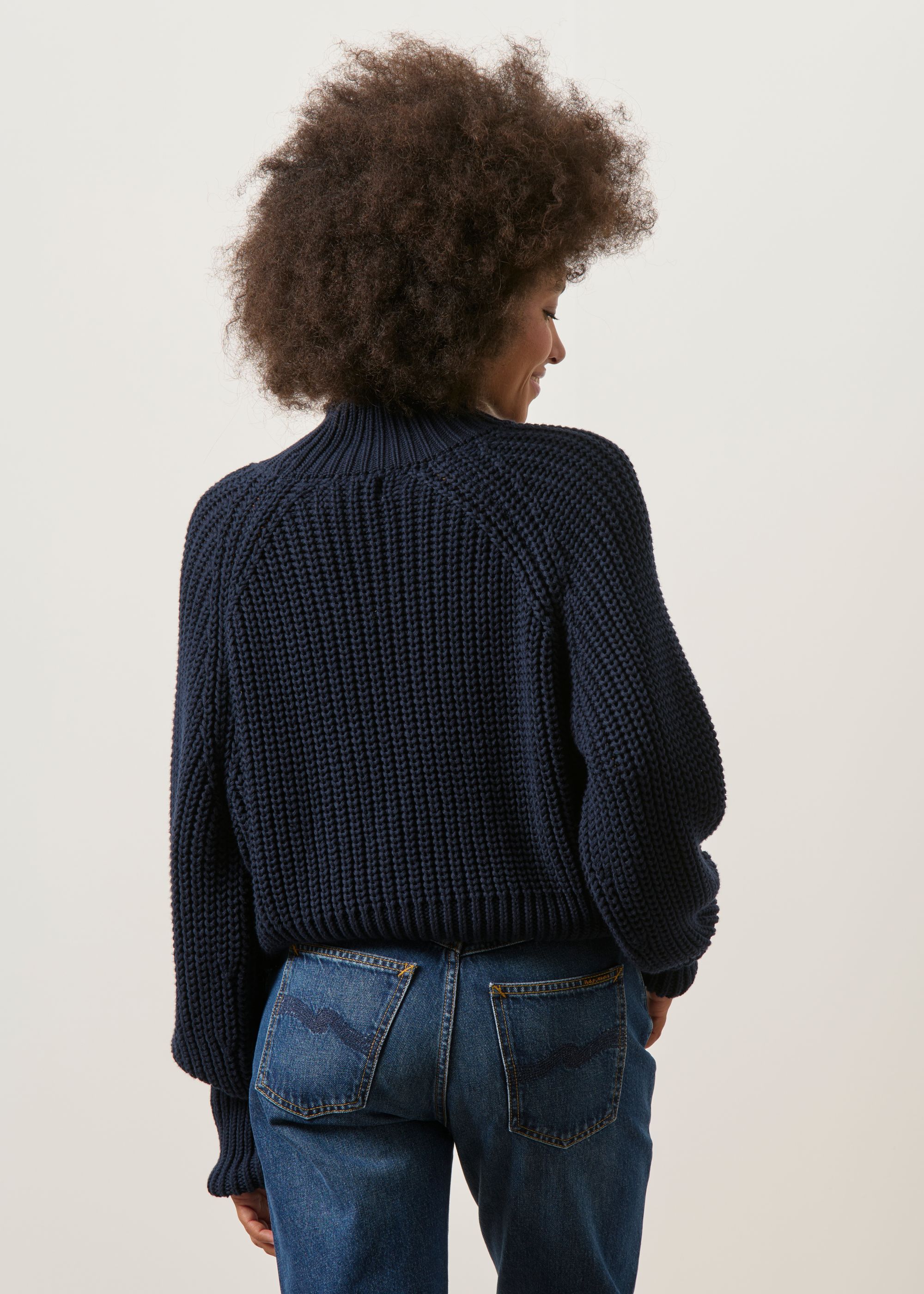 Strickpullover aus Bio-Baumwolle | blau "Ola - nightfall", Jan'n June, Foto 5