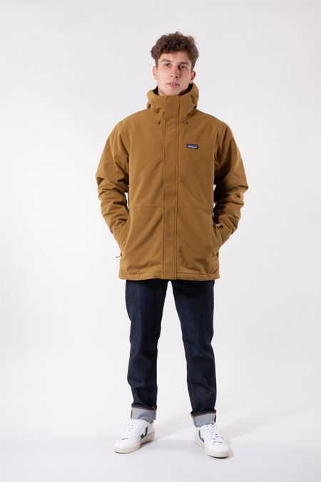 Parka avec doudoune amovible marron recyclés - lone mountain