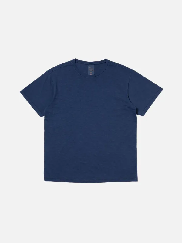 T-shirt en coton bio | bleu marine "roffe t-shirt french bue", Nudie Jeans