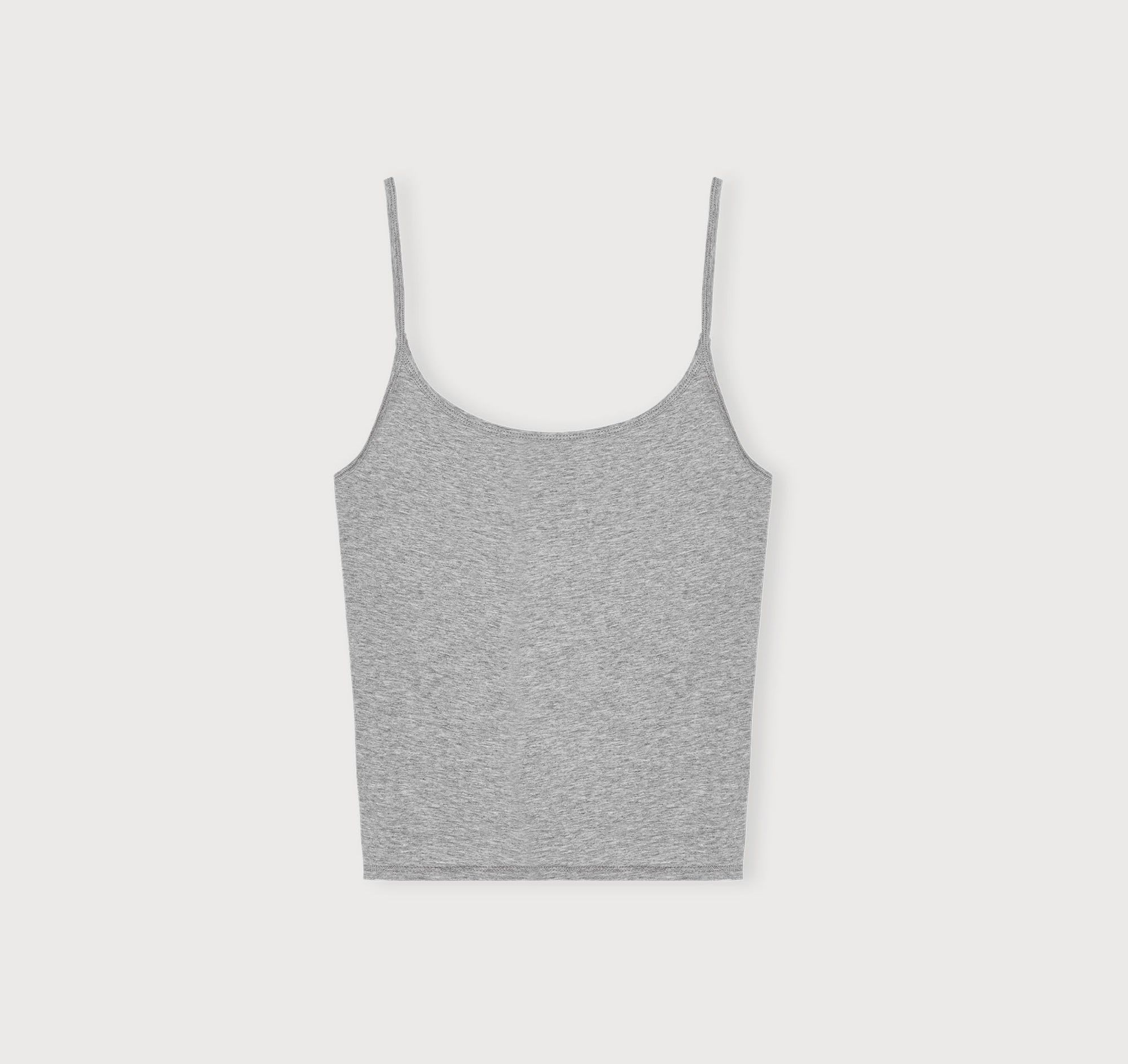 Débardeur en coton bio | gris "core singlet grey melange", Organic Basics, photo 3
