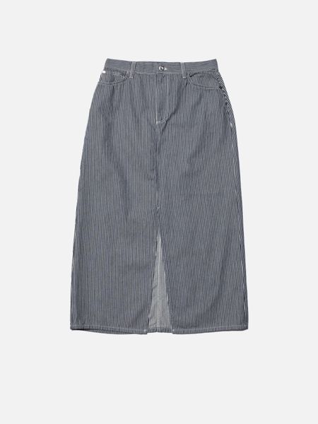Jeansrock aus Bio-Baumwolle | Gestreift "anna hickory striped skirt blue/offwhite", Nudie Jeans, Foto 5