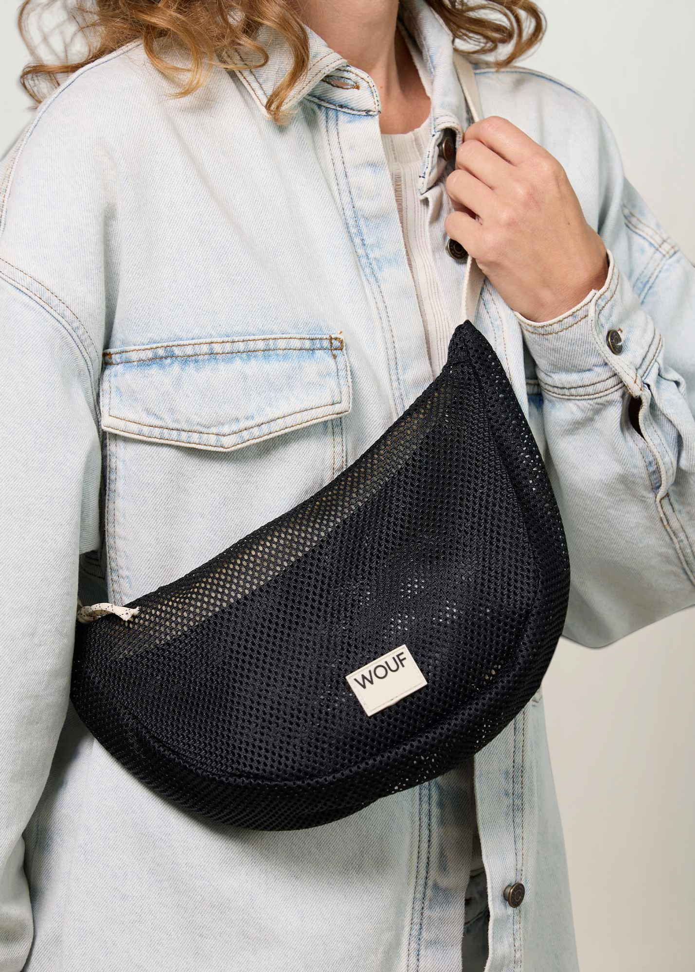 Umhängetasche | Schwarz "Onyx crossbody bag", Wouf, Foto 3