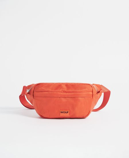 Banane en matière recyclée | orange "zagreb waistbag"