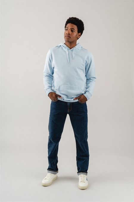 Hoodie aus Bio-Baumwolle | blau "polar blue", Colorful Standard, Foto 5