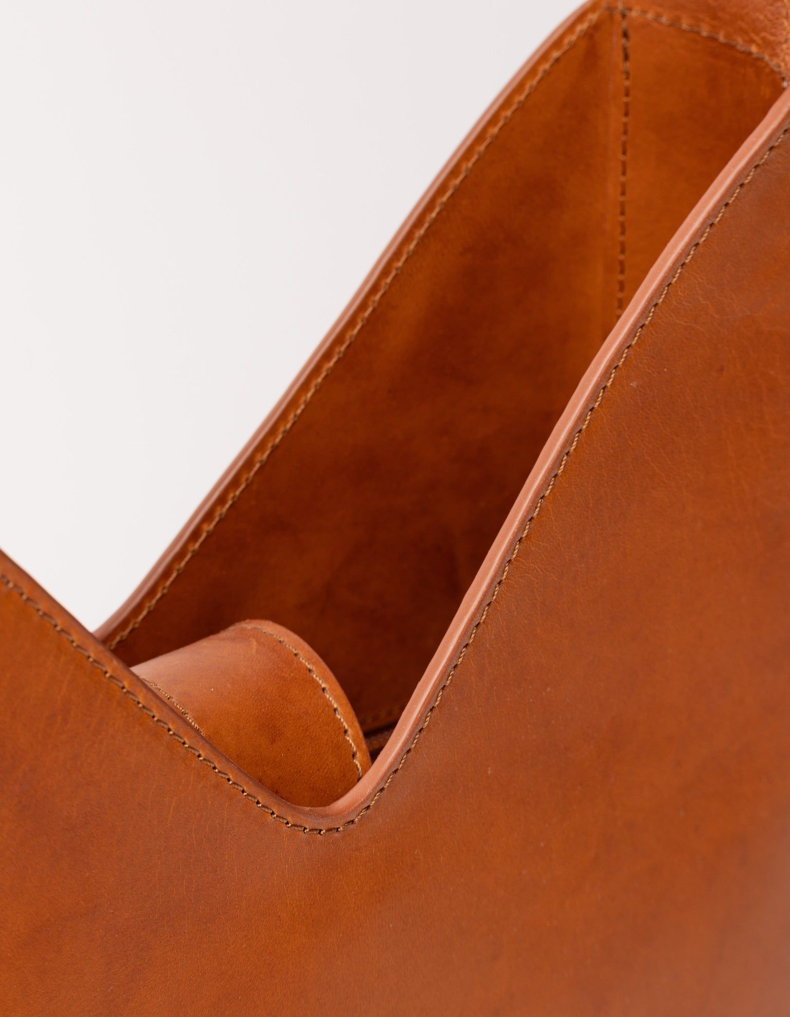 Sac à main en cuir tannage végétal | marron "vicky cognac classic leather", O My Bag, photo 6