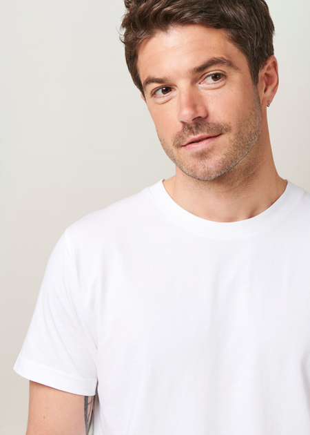 T-shirt en coton bio | blanc, WeDressFair, photo 2