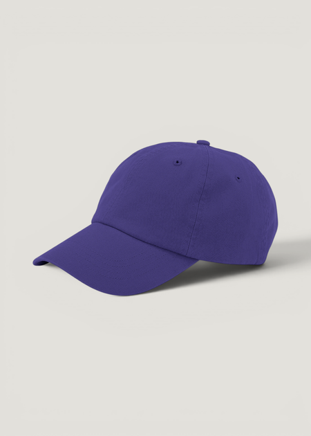 Casquette en coton biologique | violet "organic cotton cap - ultra violet"