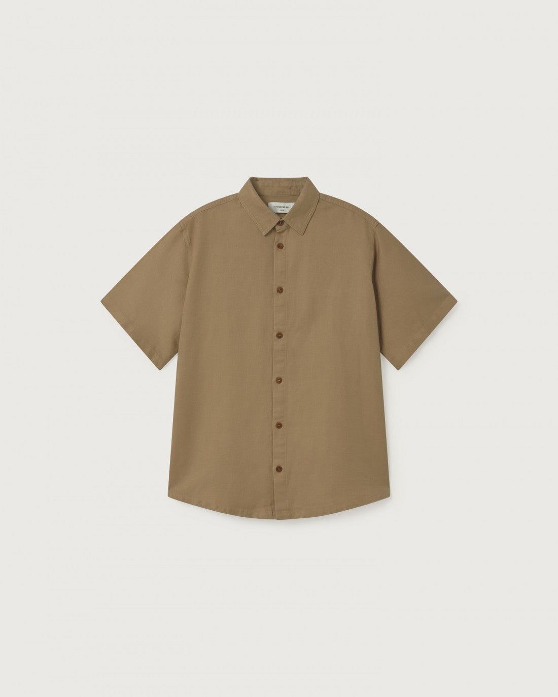 Chemisette camel en chanvre, coton bio et tencel, Thinking Mu, photo 4