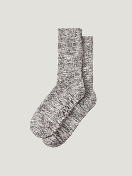 Chaussettes épaisses en matières recyclées | gris "chunky socks greymelange"