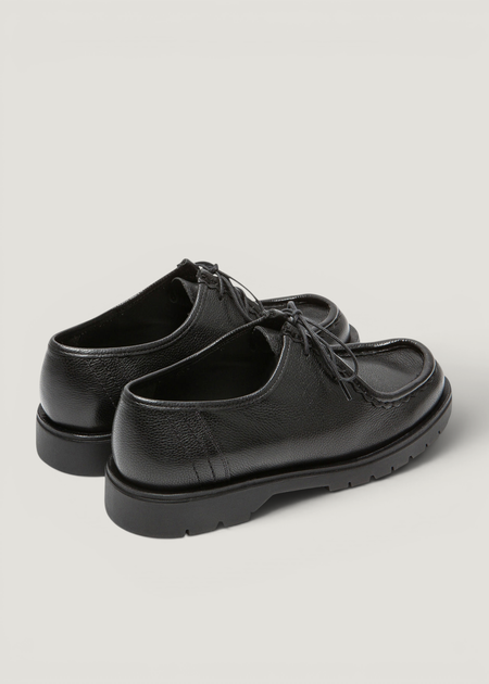 Derbies made in france en cuir grainé tannage végétal | noir "padror g vgt", Kleman, photo 4