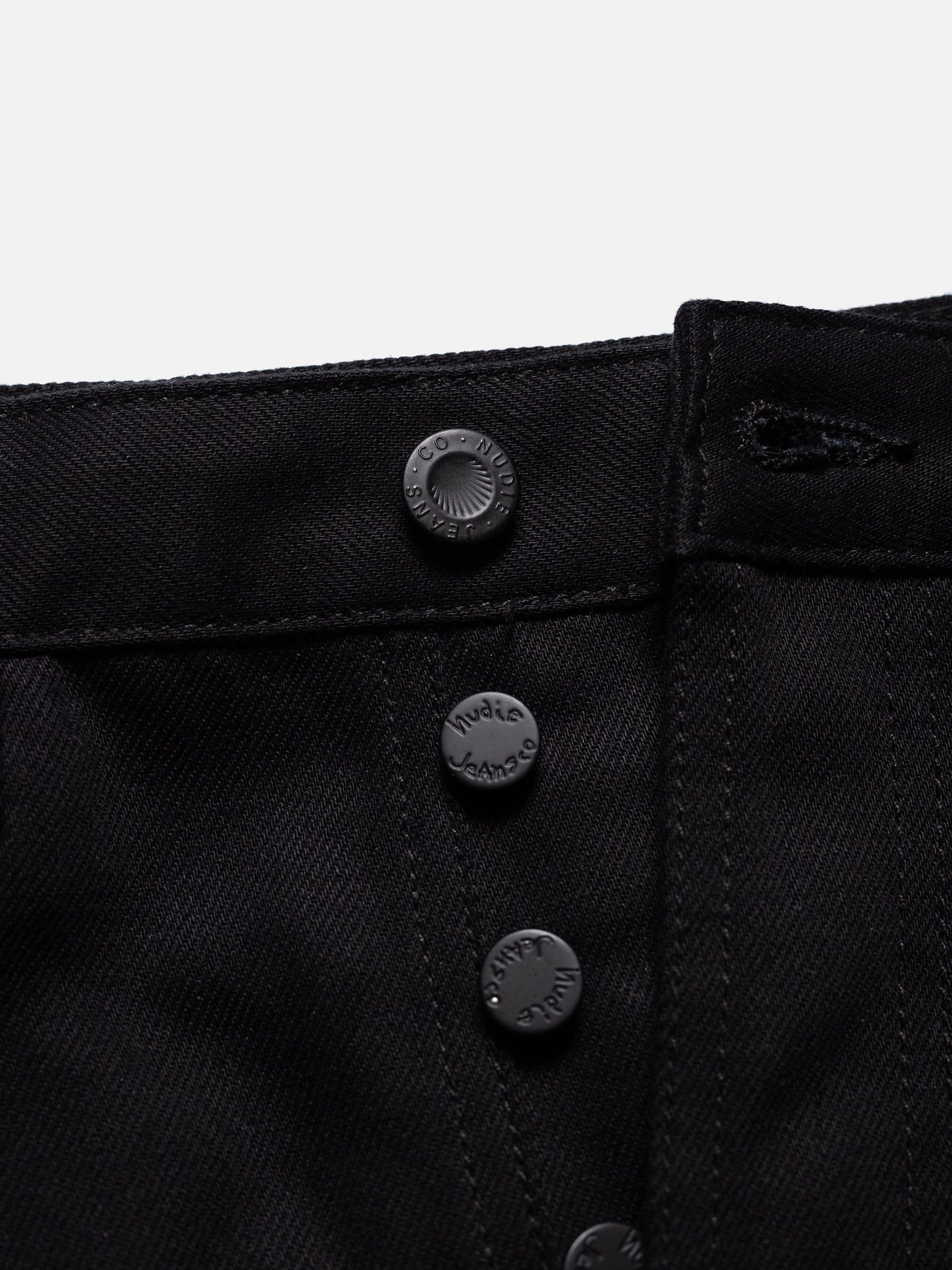 Jean mom en coton bio | noir "breezy britt everblack", Nudie Jeans, photo 3