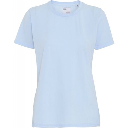 T-shirt bleu ciel en coton bio - polar blue