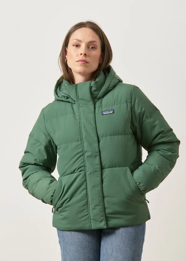 Doudoune en matières recyclées | vert "Sisar down hoody jkt - cngr", Patagonia