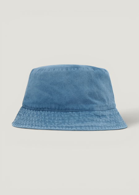 Bob en coton bio | bleu "faded indigo"