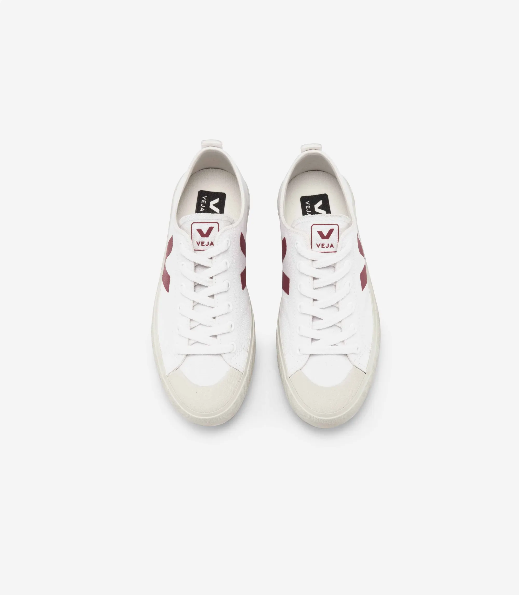 Baskets nova canvas white marsala, Veja, photo 2