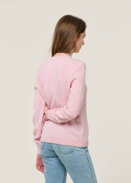 Pull en laine mérinos recyclée | rose "faded pink", Colorful Standard, photo 3