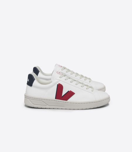 Baskets en c.w.l | blanc, noir et rouge "urca cwl white pekin nautico" - Veja