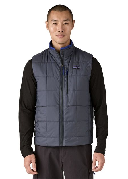 Veste sans manches en matière recyclée | marine "light gust vest - smolder blue" - Patagonia