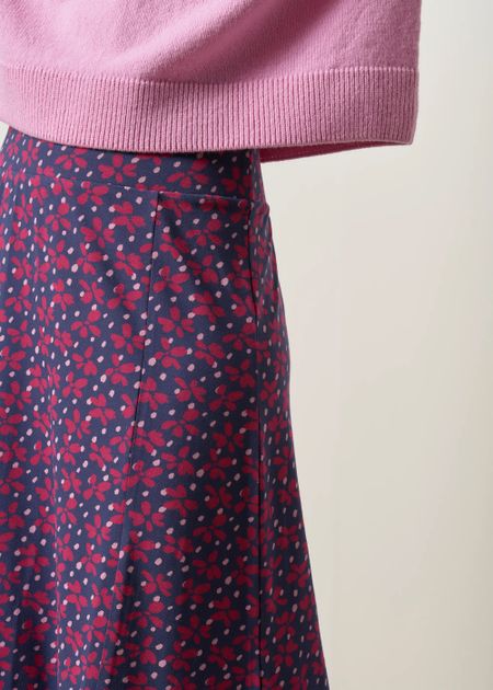 Midirock aus EcoVero Viskose | gemustert "Mira", WeDressFair, Foto 2