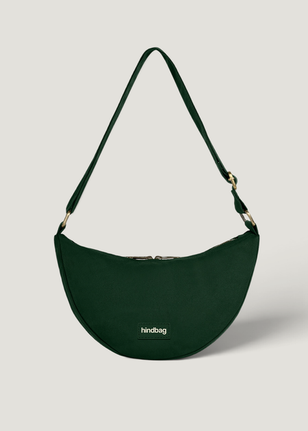 Sac banane épais demi-lune zippé en coton bio, Hindbag