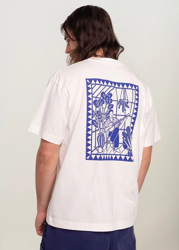 T-shirt en coton bio | blanc "melody", Olow