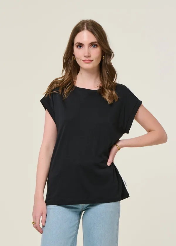 T-shirt en tencel | noir "jilaana black"", Armedangels