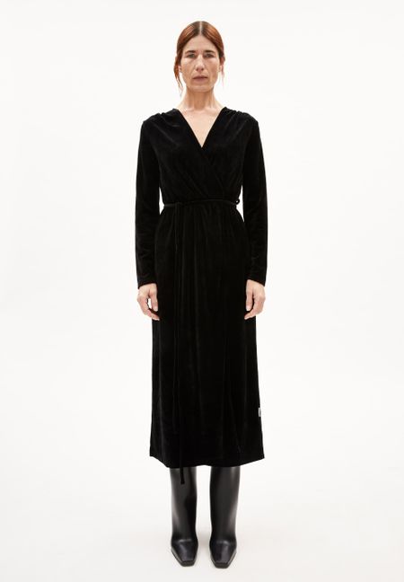 Robe en modal | noir "verlaar - black"