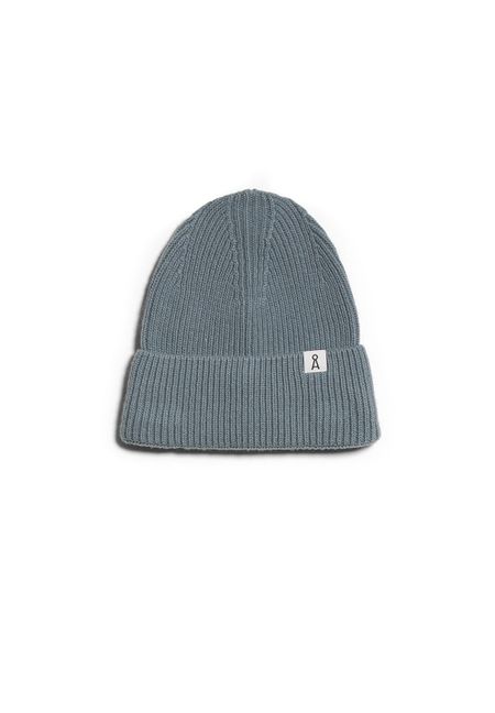 Bonnet vert d'eau en coton bio et laine bio - maax