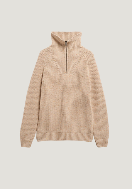 Pull col montant en coton bio, Armedangels