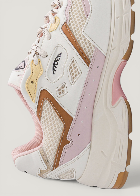 Baskets vegan | rose et jaune "Rush - pink & yellow - pineapple", Moea, photo 6