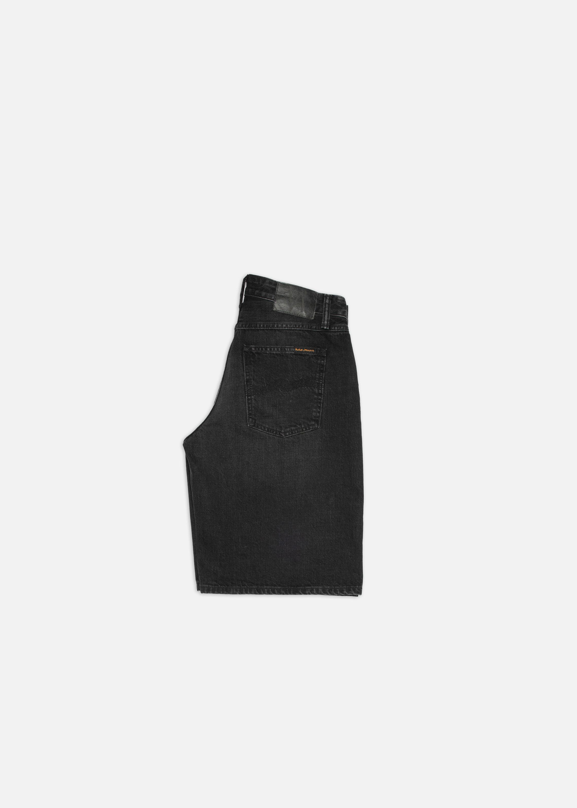Denim-Bermudashorts aus Bio-Baumwolle | Schwarz "meja denim shorts night dune black", Nudie Jeans, Foto 3