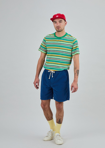 Shorts aus Bio-Baumwolle | Blau "Baby cord shorts blue - blue", Brava Fabrics, Foto 4