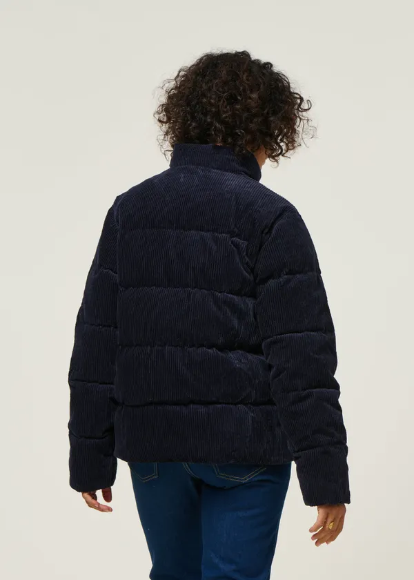 Doudoune velours en coton bio et duvet recyclé | bleu "cord fjord jkt - snbe", Patagonia