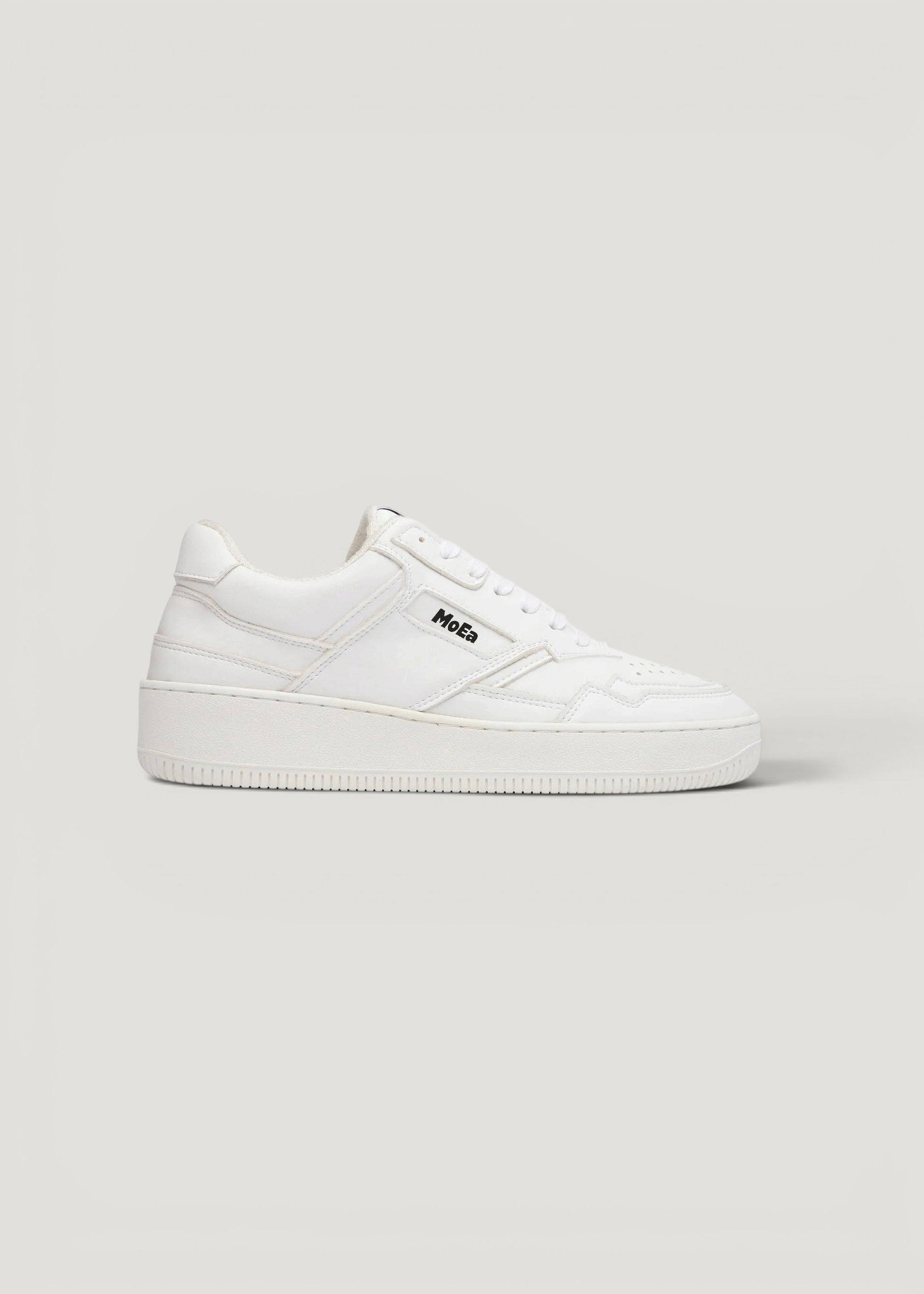 Baskets vegan en matière végétale | blanc "gen 1 corn full white", Moea, photo 1