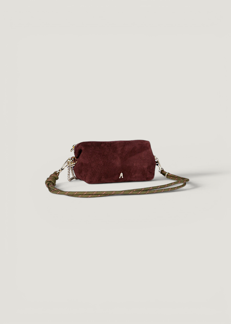 Sac à main en suède | bordeaux "nuage - suede burgundy", Craie Studio, photo 3
