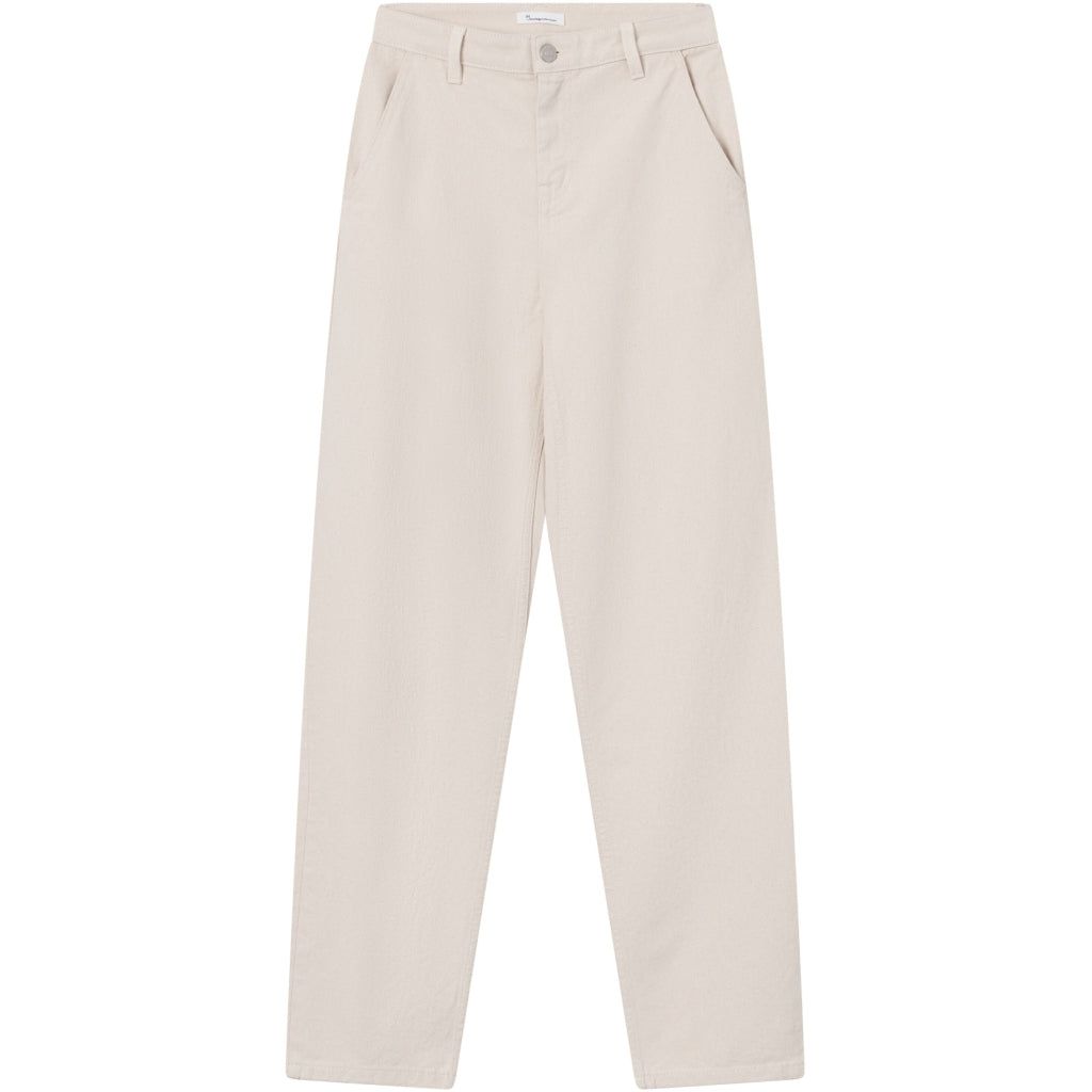 Ungefärbte Hose mit geradem Schnitt aus Bio-Baumwolle - calla tapered heavy canvas raw cotton, Knowledge Cotton Apparel, Foto 5