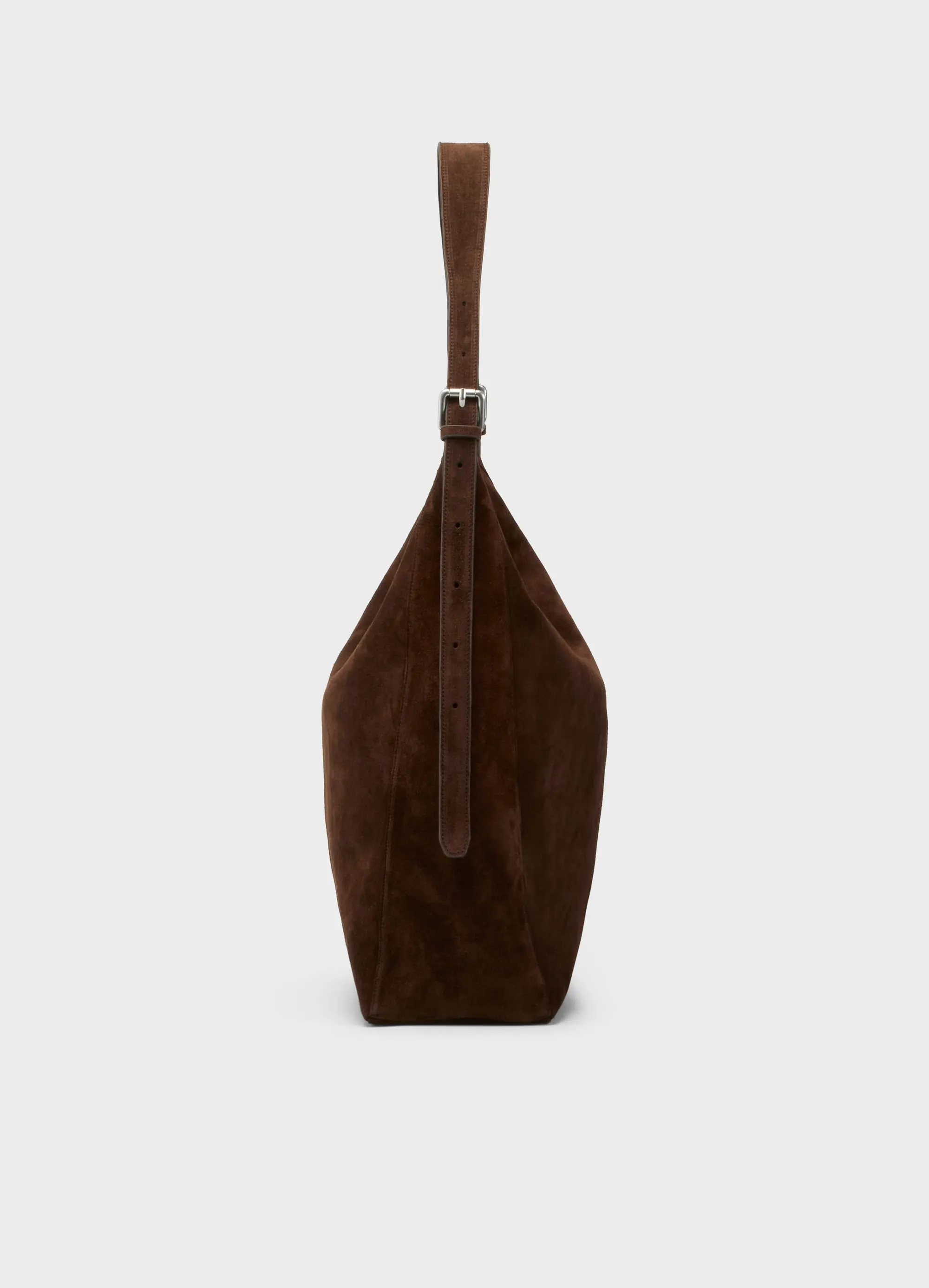 Sac cabas en cuir suède certifié | marron "hilo - coffee", Vagabond, photo 4