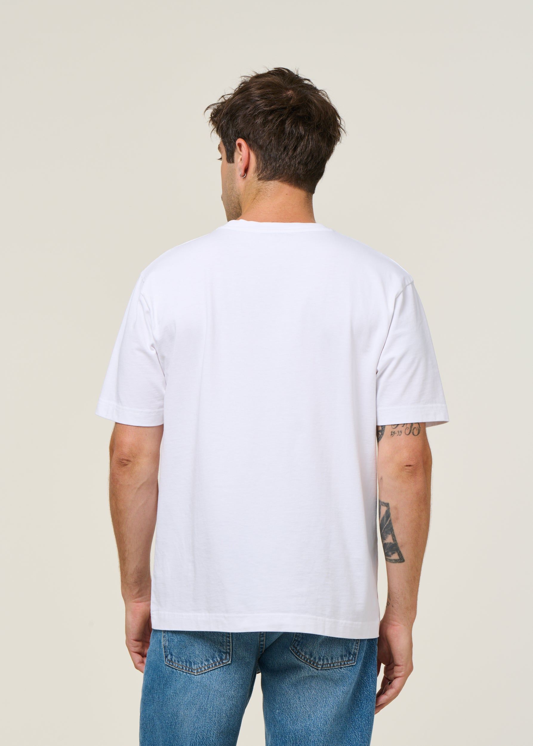 T-shirt oversize en coton bio | blanc, WeDressFair, photo 3