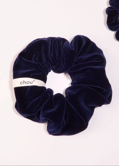 Chouchou en velours upcyclé | bleu nuit, Chou², photo 2