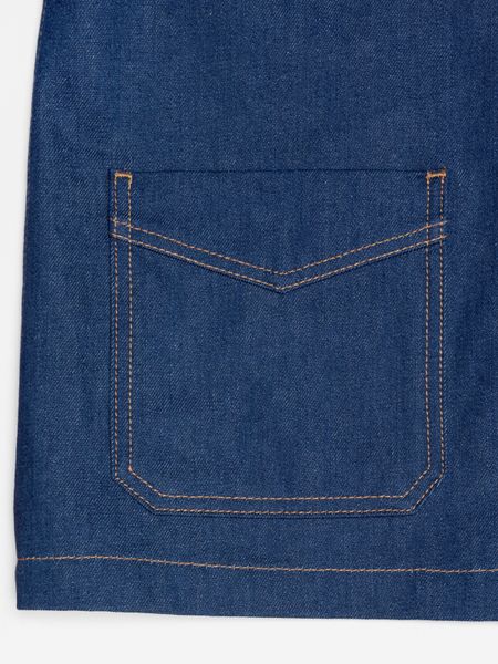 Veste en jean brut en coton bio - kelly western jacket 70's blue denim, Nudie Jeans, photo 7