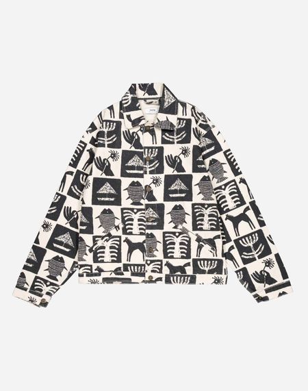 Veste en coton biologique | beige "jacket tamar ecru naturel - natural off white"