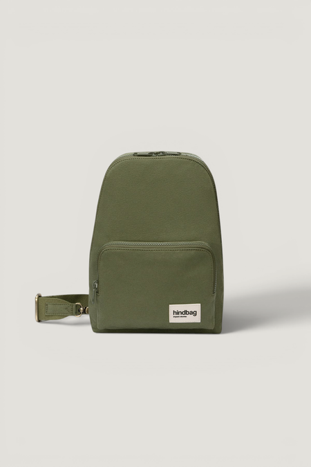 Sac bandoulière sling bandoulière ajustable en coton bio, Hindbag