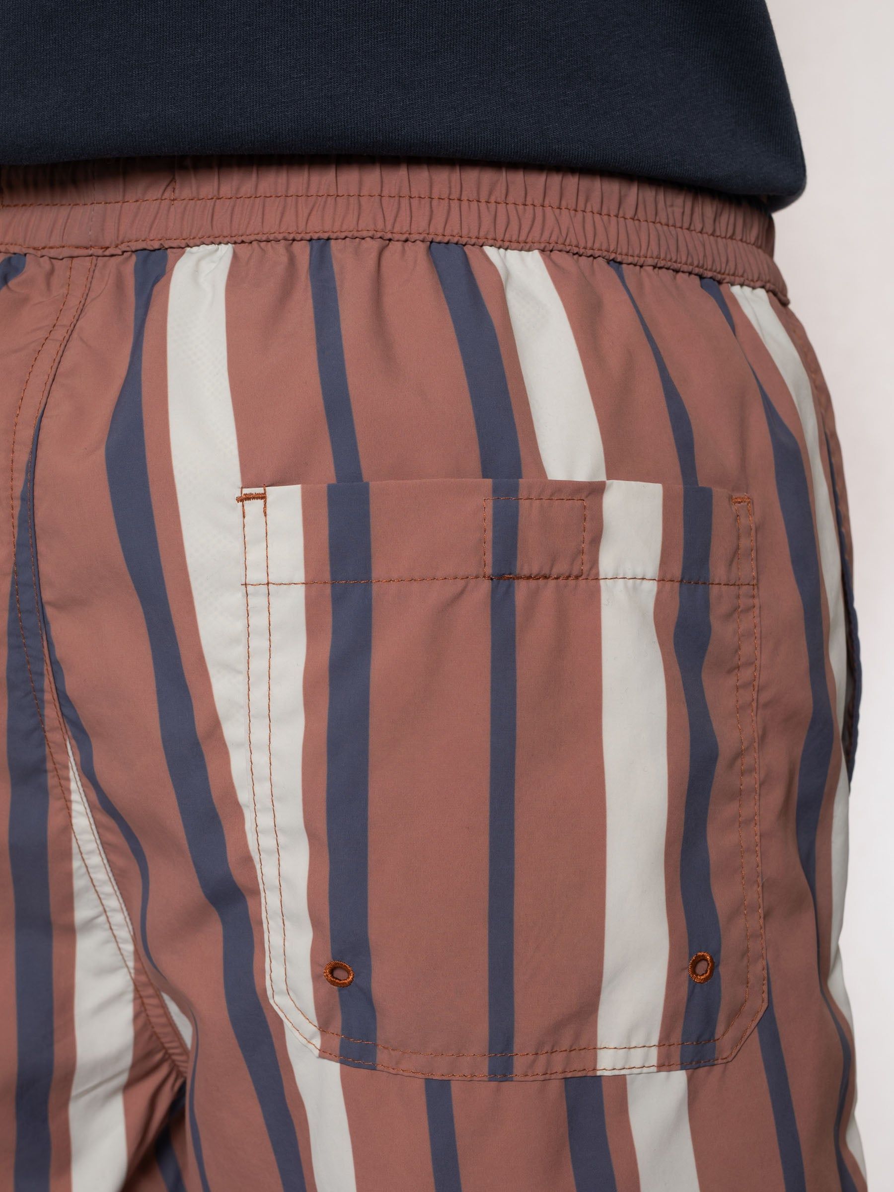 Short de bain en recyclé | rayé multicolore  "swim trunks camping multi", Nudie Jeans, photo 5