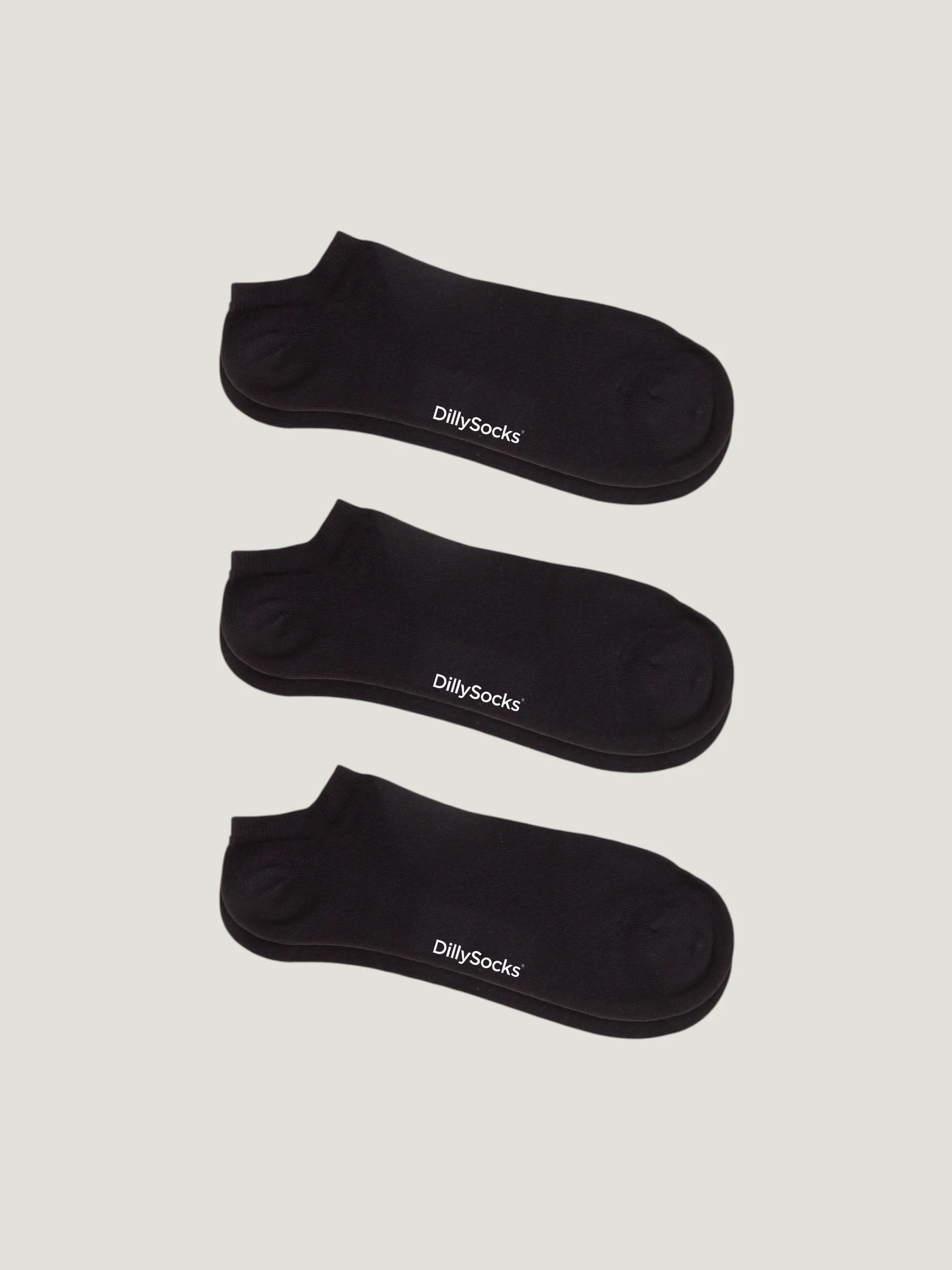Chaussettes courtes en coton bio | noir "short night black", Dilly socks, photo 1