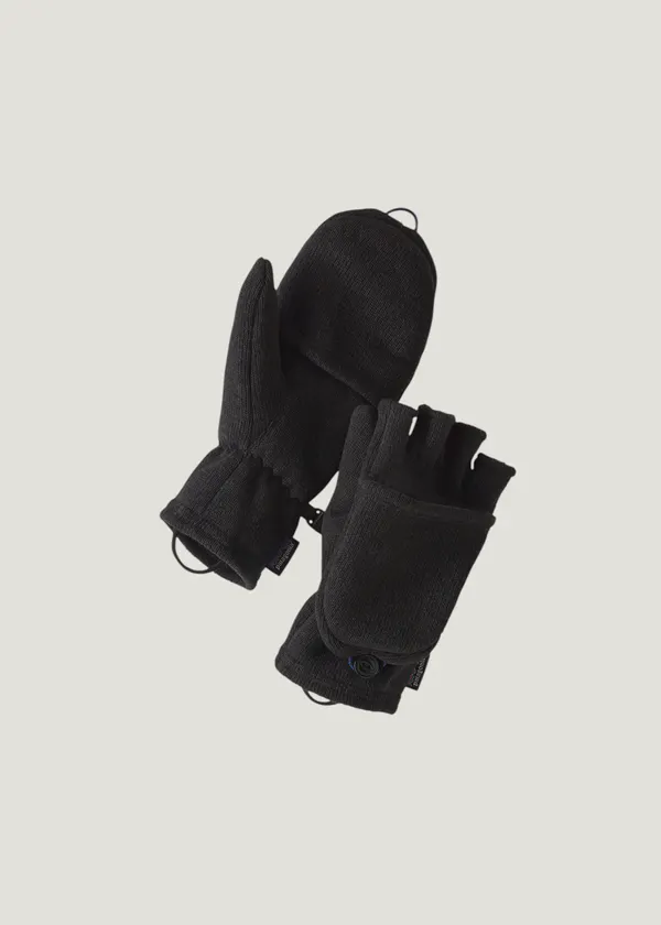 Gants polaire 2 en 1 en matière recyclée | noir "better sweater gloves black", Patagonia