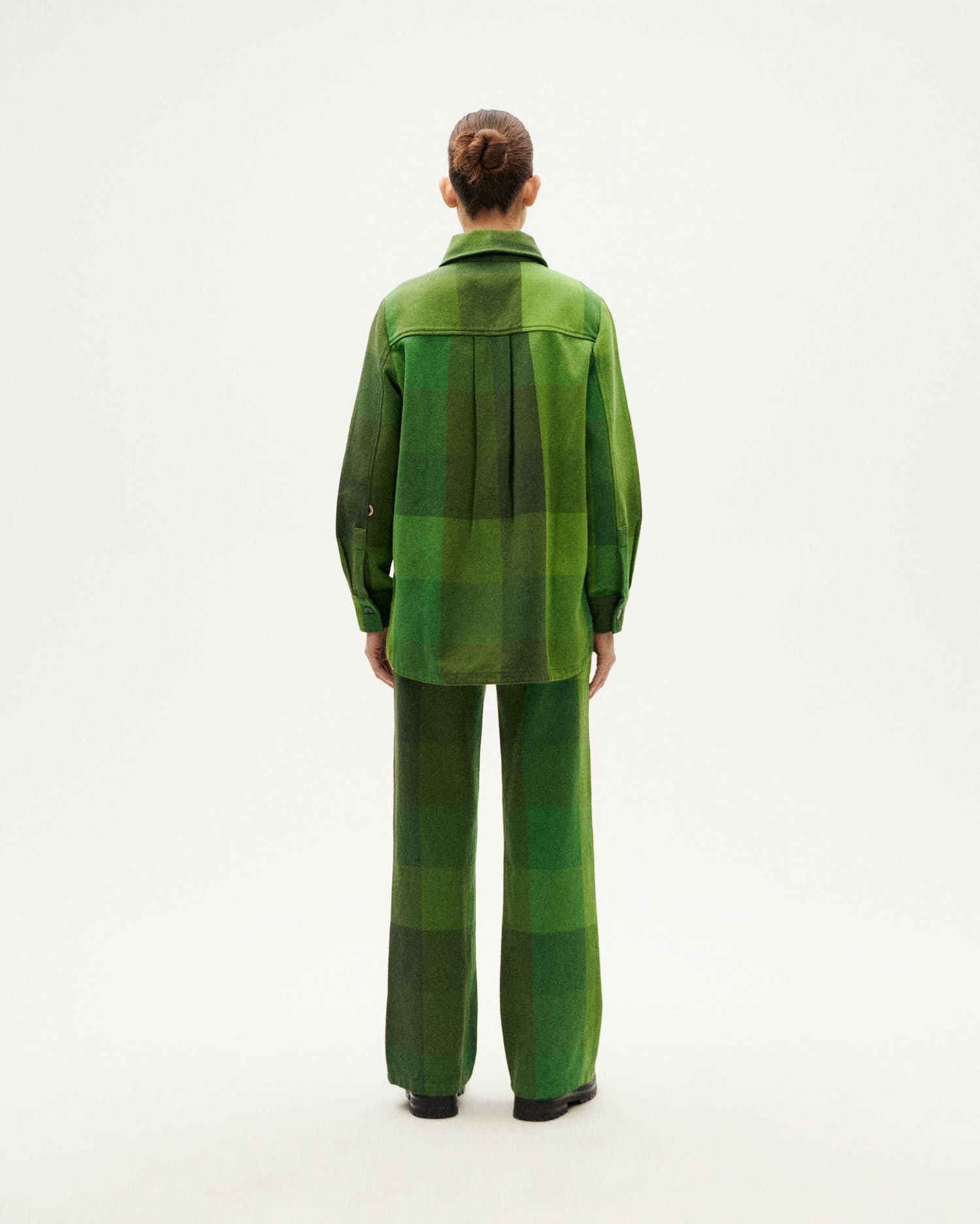 Overshirt aus Bio-Baumwolle | Grün "central blanket norita overshirt - multicolor", Thinking Mu, Foto 6