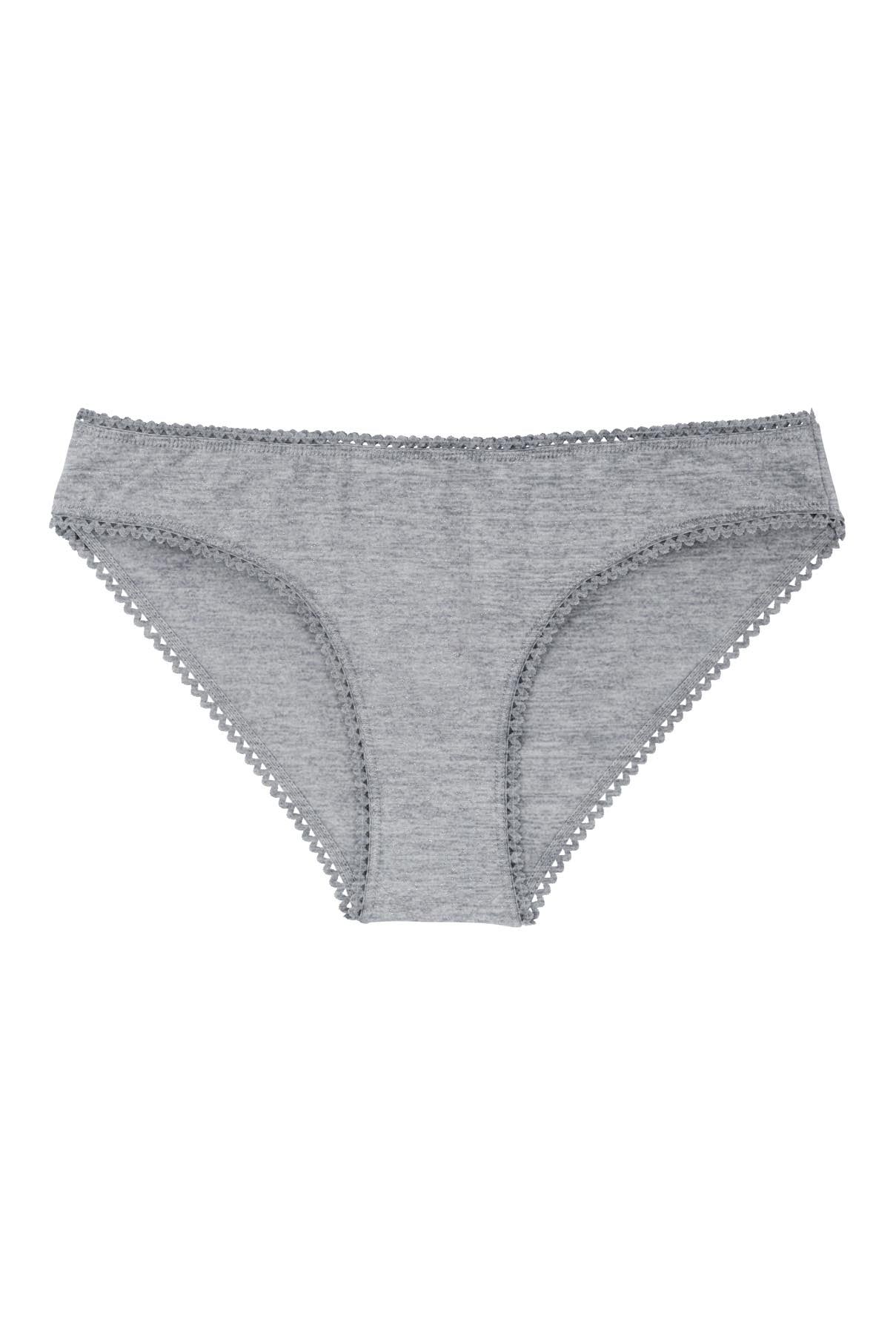 Slip aus Bio-Baumwolle | Grau meliert, We Are Jolies, Foto 2